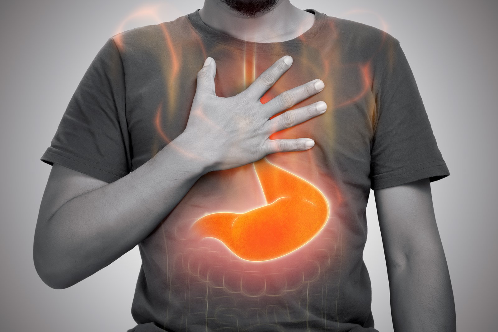 Doctor reviewing reports for acidity and digestive health problems